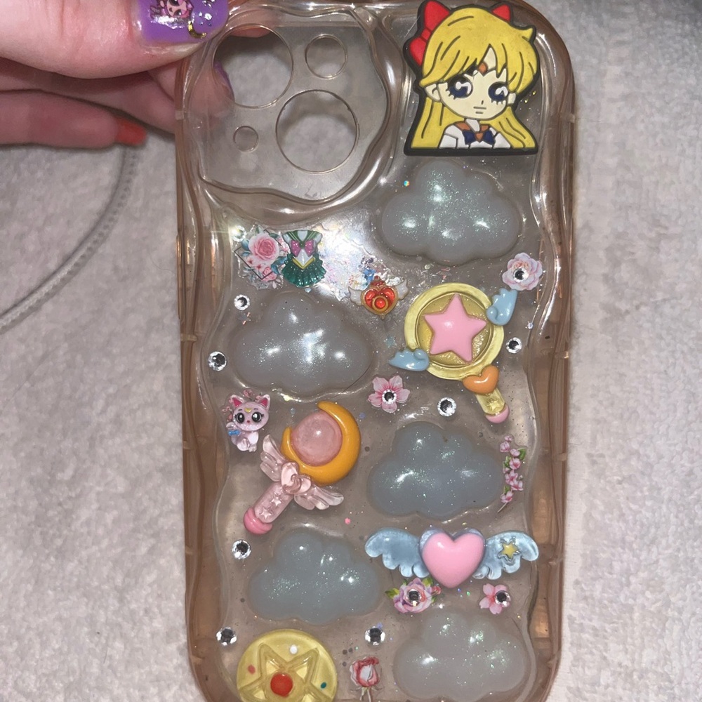 OOAK Sailor Moon Cloud Phone Case